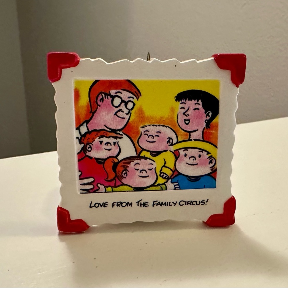 Family Circus Cartoon Ornament